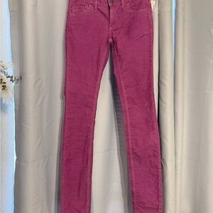 Free People Pink Corduroy Pants